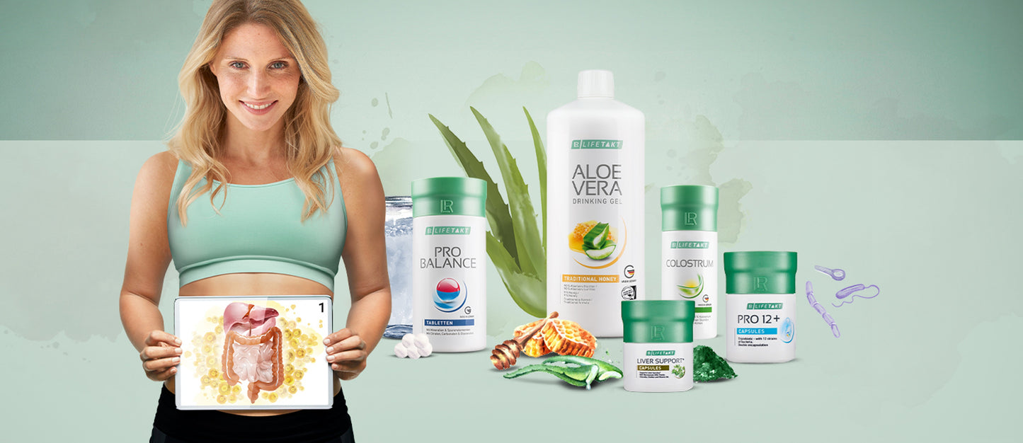 Darmbalance Kur mit Probiotika & Aloe Vera