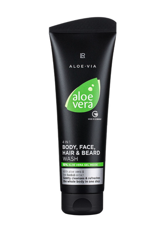 Aloe Vera 4in1 Body, Face, Hair & Beard Wash