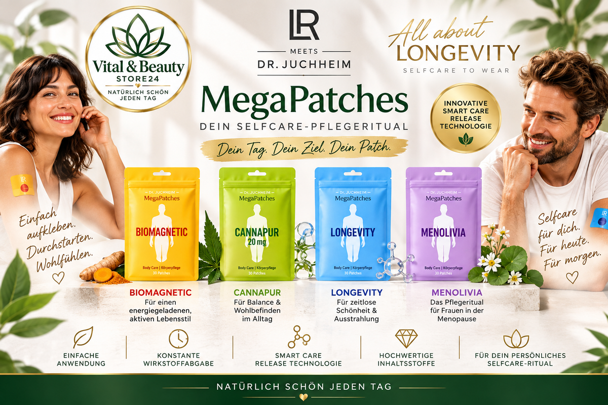 LR meets Dr.Juchheim Mega Patches 4er-Set