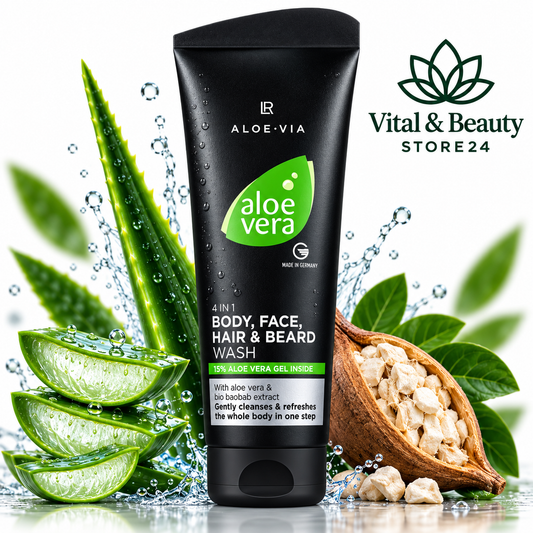 Aloe Vera 4in1 Body, Face, Hair & Beard Wash