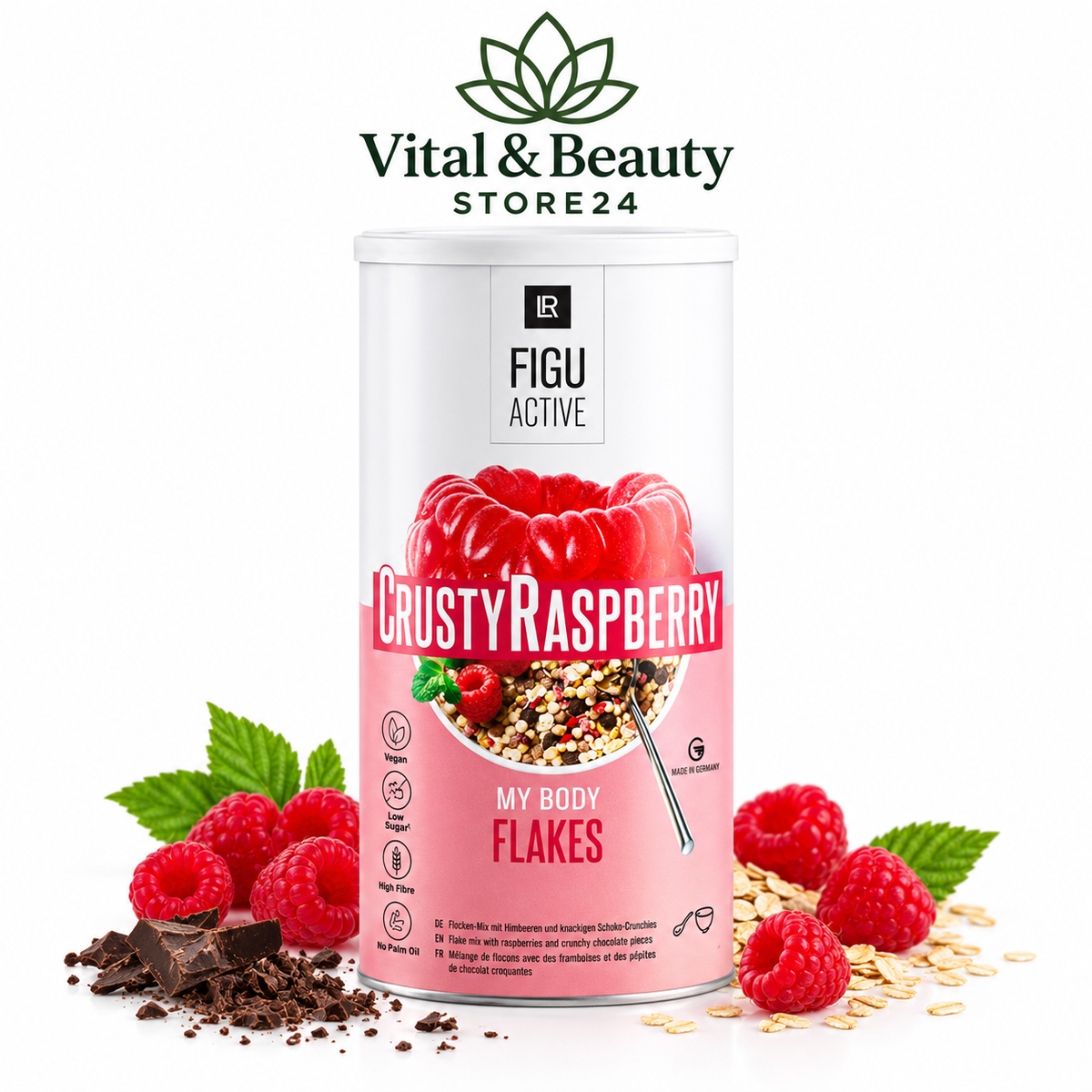 FIGUACTIVE Crusty Raspberry Flakes