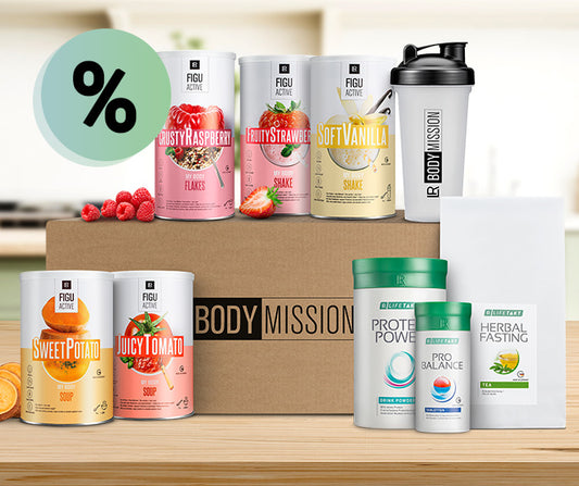 Body Mission 28 Tage Programm – Mahlzeitenersatz mit Protein & Ballaststoffen | Gewicht managen